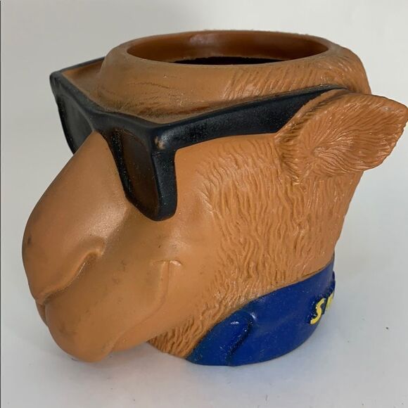 Joe Camel Kool Buddies Drink Holder Brown Blue Yellow Vintage Cool Collectiable - Picture 3 of 7